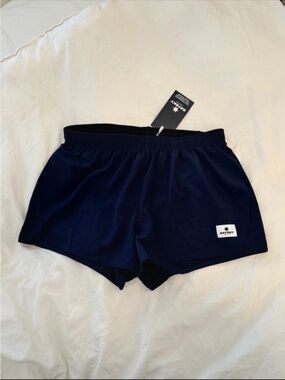 Navy women’s Saysky Pace Shorts 3" women’s large